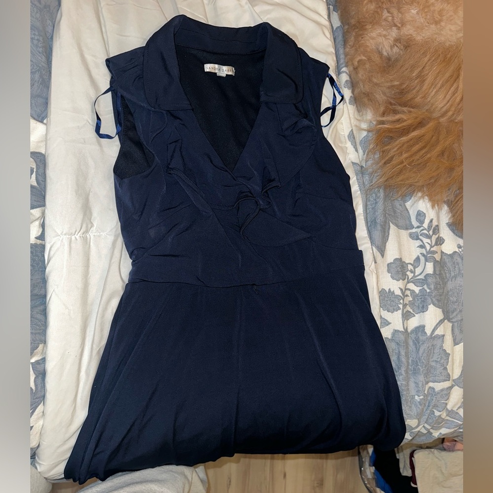 Beautiful Navy Knee Legnth Dress